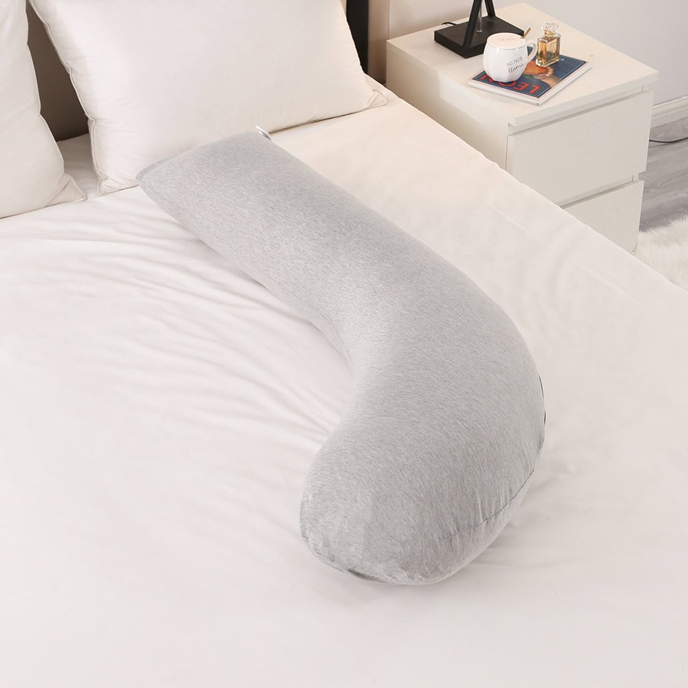 Coussin de corps en J — pour dormir sur le côté – Image 3